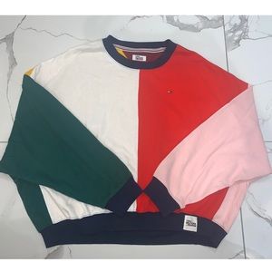 Tommy Hilfiger Oversized Sweater Color Crewneck